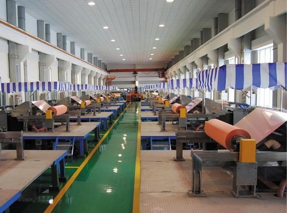 electrolytic copper foil production