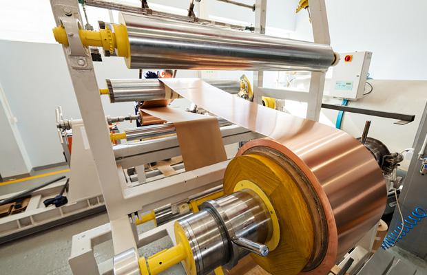 electrolytic copper foil production