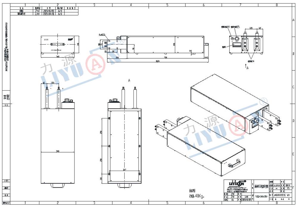 Main Structure of 25V 1000A Electrolytic Copper Foil Rectifier Power Supply