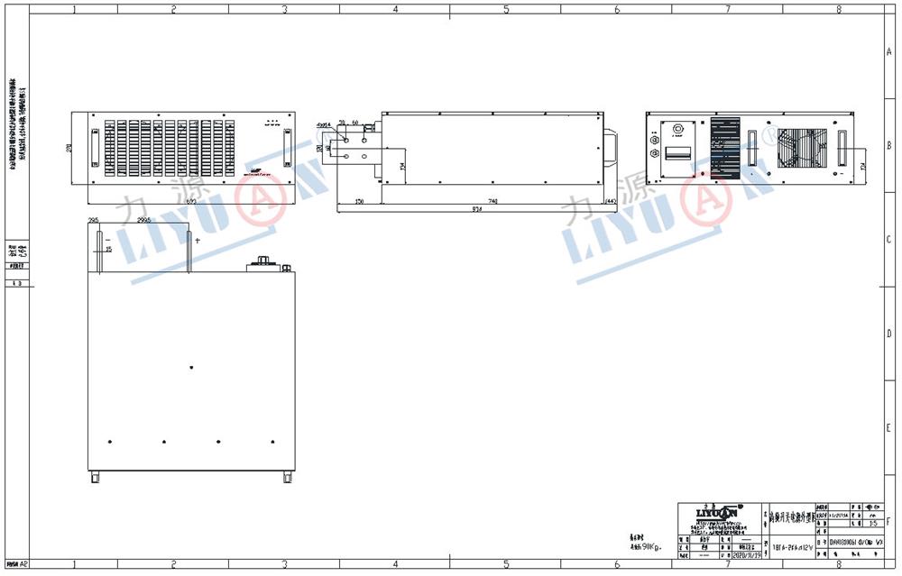 The main structure of the polarity switch electroplating rectifier