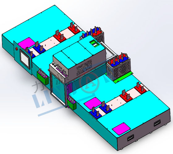 The main structure of the PCB Plating Reverse-Pulse Power Supply
