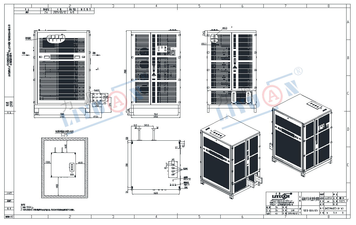 Rectifier for zinc plating