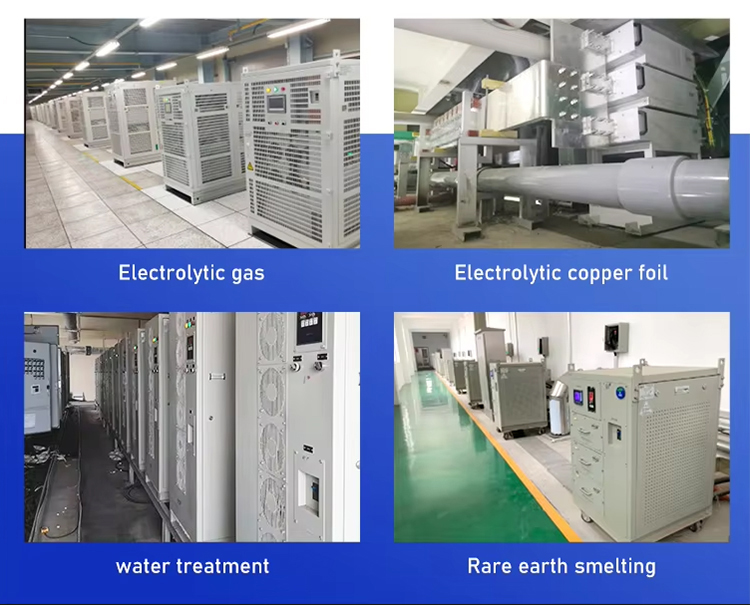 Field application diagram of 450A 30V Electrolytic Pickling Rectifier for Electrolysis
